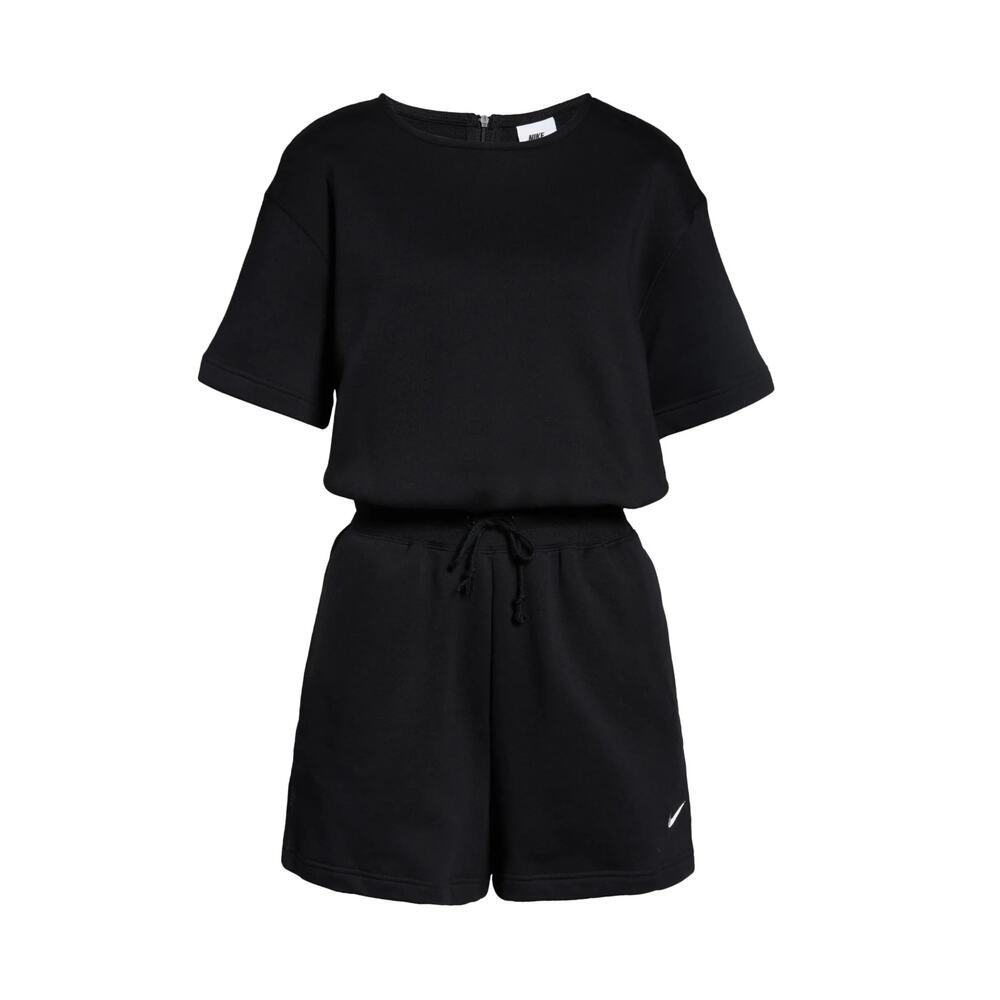 Nike Phoenix Drawstring Waist Fleece Romper Size Medium - Picture 9 of 9
